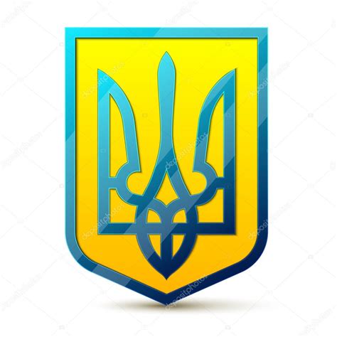Герб Украины — Векторное изображение © Netkoff 58296911