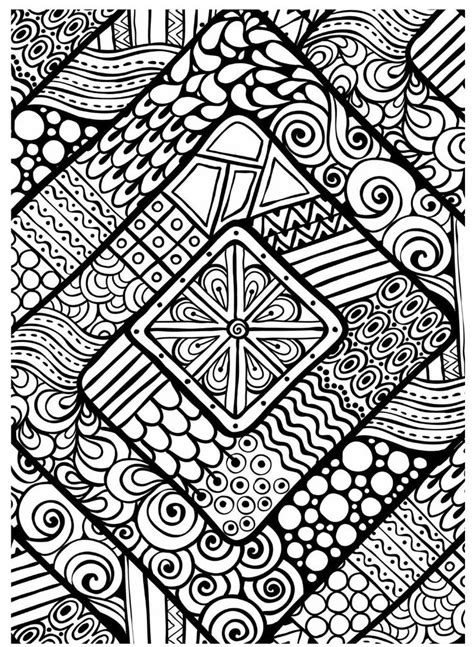 Mind Massage Colouring Book For Adults Zentangle Patterns Pattern Art Doodle Patterns