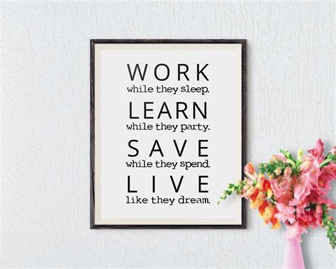 That's why, when we recently moved, i was faced with a conundrum … an 18 foot blank wall. Office Wall Art Motivational Wall Decor Inspirational Quote