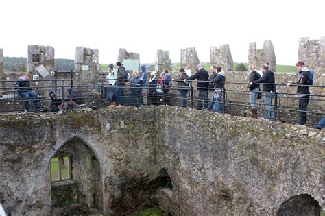 The blarney stone is a block of bluestone built into the battlements of blarney castle. Kiss the Blarney Stone in Ireland
