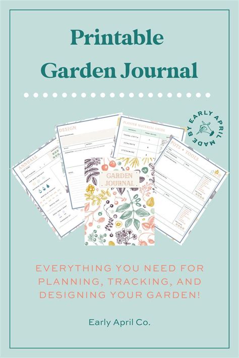 Printable Garden Journal Ad Shop Our Great Selection Of Garden Journal