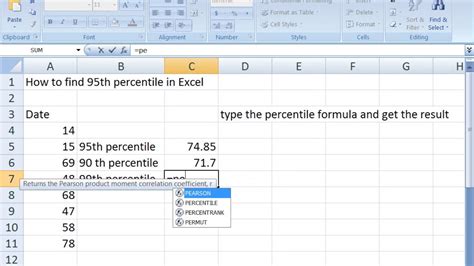 The first type measures what percent of all data in a sample is at or below a chosen point. How to find 90th 95th 99th percentile in Excel - YouTube