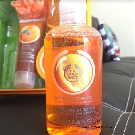 Review Paket Perawatan Tubuh The Body Shop Satsuma Orange Wangi Banget