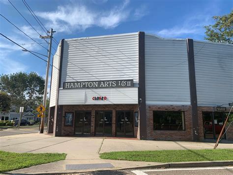 Hampton Arts, a twin-screen movie theater in Westhampton Beach, appears