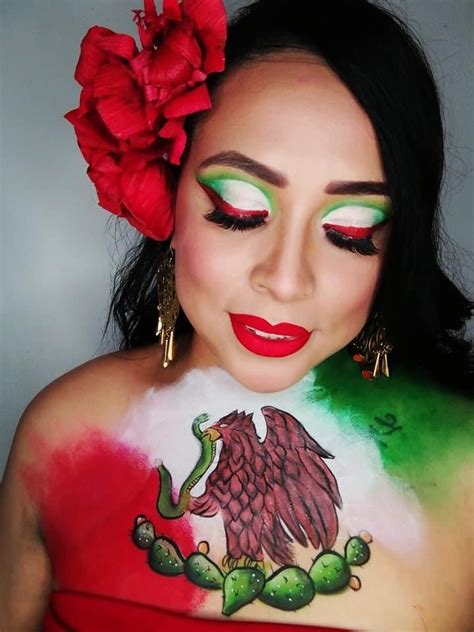 🇲🇽 Mexico En La Piel 🇲🇽 Bandera De Mexico Dibujo Maquillaje De Disney Maquillaje Mexicano