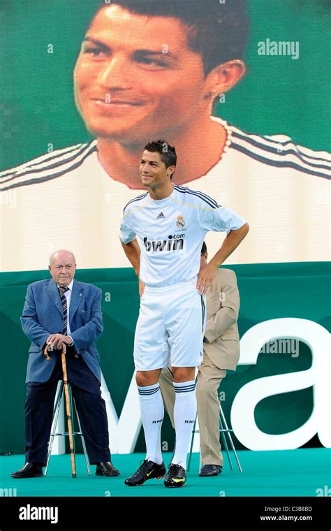 Cristiano Ronaldo Is Presented As Real Madrid New Player Number 9 In