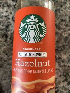 Starbucks Naturally Flavored Hazelnut Syrup 12 7 Fl Oz Exp Jan 2021