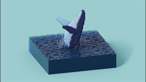 Magicavoxel How To Make Voxel Whale Youtube