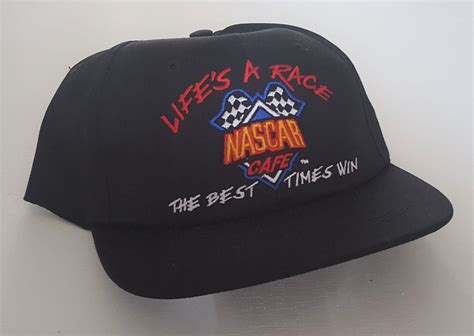 Vintage Nascar Cafe Myrtle Beach Snapback Hat Vtg By