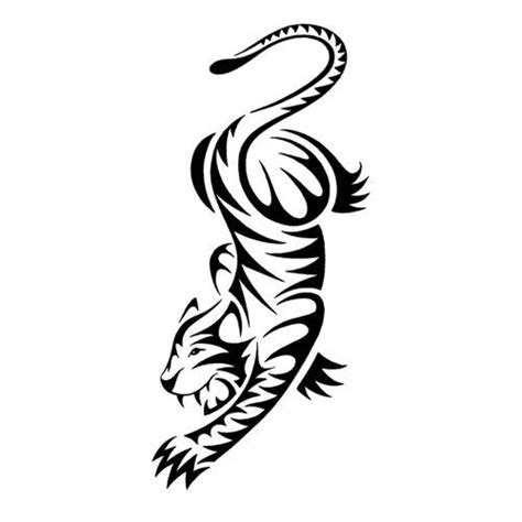Tribal Japanese Tiger Tattoo Design Tattoowoo Com