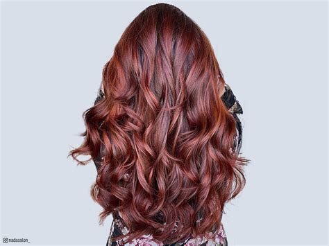 Auburn Hair Color Chart