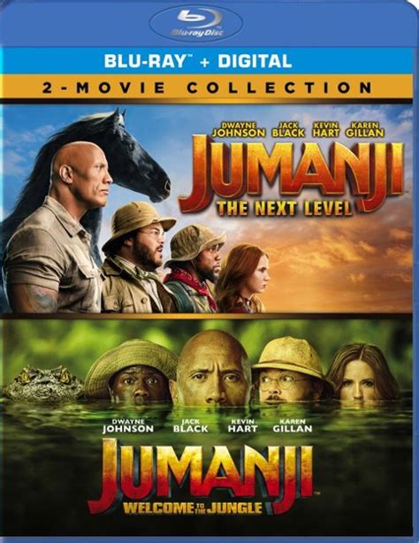 Jumanji 2 Movie Collection Includes Digital Copy Blu Ray 2017