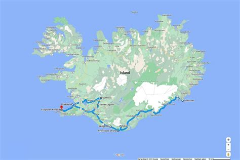 Island Rundreise Route Für 7 Tage Roadtrip