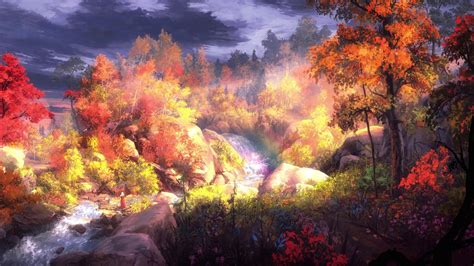 Fall Forest Wallpaper Engine Youtube