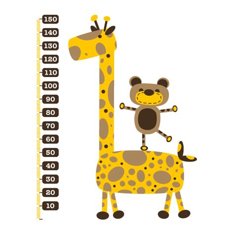 Clipart Giraffe Height Chart Clipart Giraffe Height Chart Transparent
