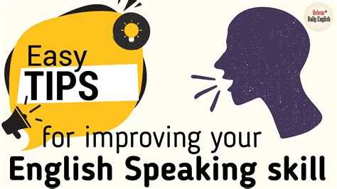 English Speaking Tips Easy Tips For Improving Your English Speaking Skill