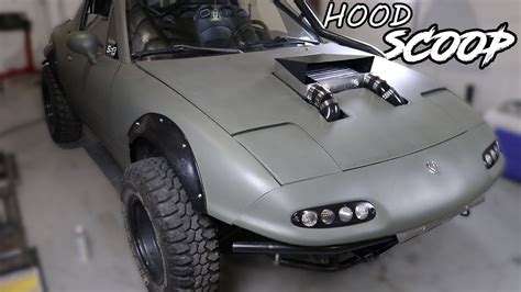 The news is full of a handful of individuals who did just that. Supercharging the Rally Miata Pt.4 - DIY Hood Scoop - YouTube