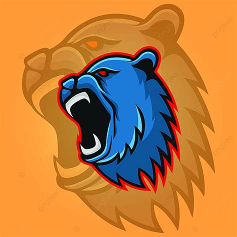 Bear Logo Mascot Design Head Wildlife Sport Illustration Emblem
