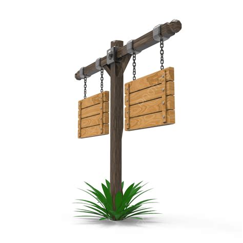 Wooden Signpost Png Picture Two Ways Rectangle Wooden Signpost Side