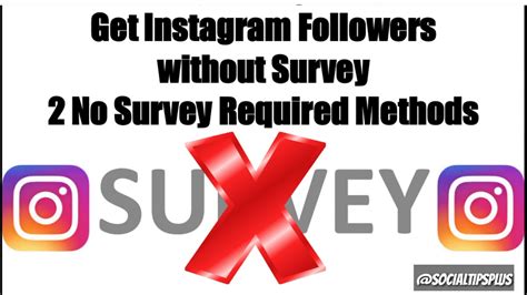 how to get instagram followers without survey 2 no survey required methods now youtube