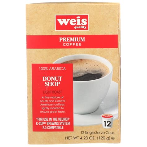Weis Quality Light Roast Arabica Premium Coffee Single Serve Cups