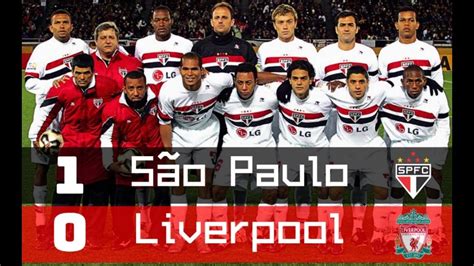 Jogo do são paulo ao vivo. São Paulo (Brasil) 1 x 0 (Inglaterra)Liverpool - Final do ...