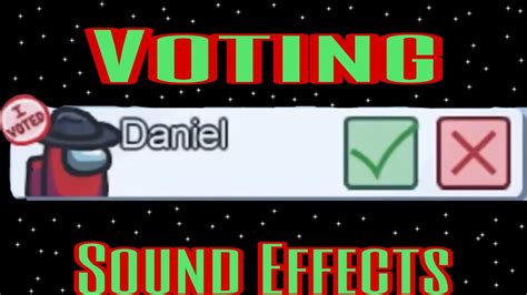 Among Us Voting Sound Effects Youtube