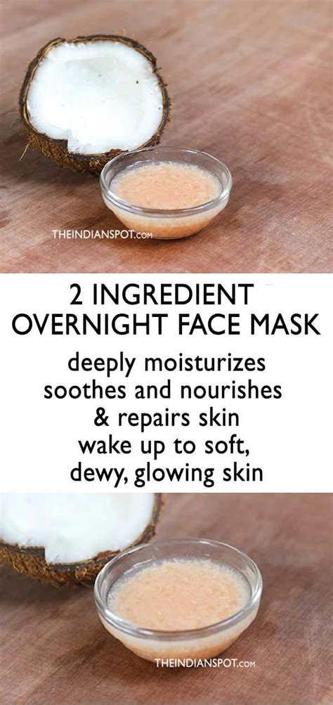 2 Ingredient Overnight Face Mask For Bright And Glowing Skin