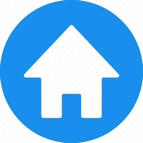 88 Home Icon Png Blue Download 4kpng