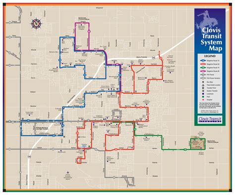 Stageline System Map Clovis Transit