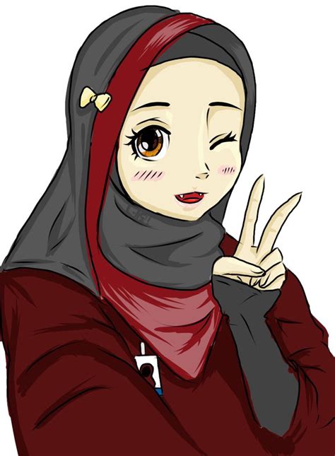 Hijab Anime Drawing Related Keywords And Suggestions Hijab