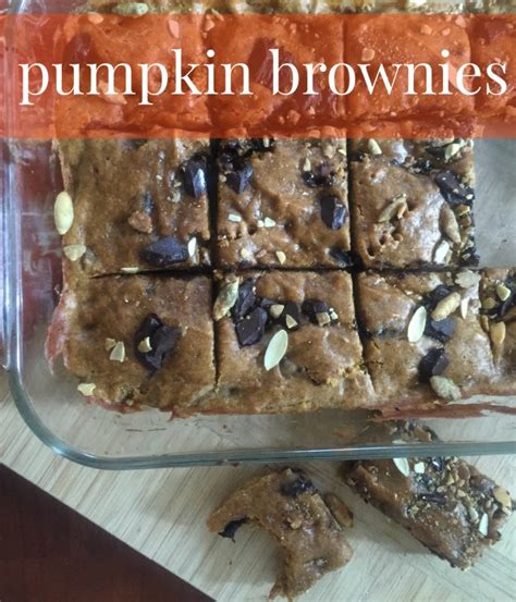 Pumpkin Brownies Recipe Classy Mommy