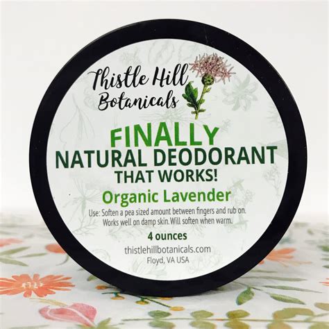 Finally Natural Deodorant That Works Lavender 4 Oz Thistle Hill
