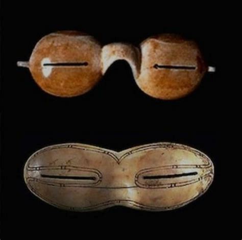 first sunglasses were made by the inuit people 4000 years ago these glasses protected them from