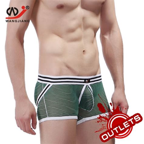 Wj 2pcslot Sex Men Underwear Boxer Shorts Fashion Short Pants Perfumes