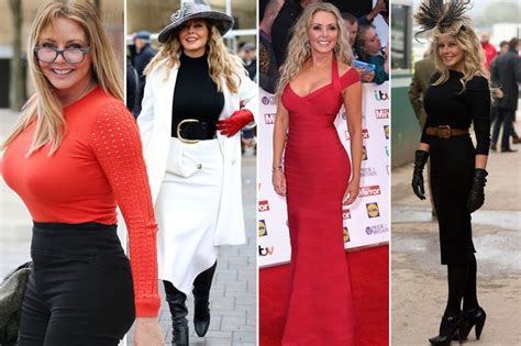 Carol Vorderman S Sexiest Looks From Tight Leather Trousers To Busty Ballgowns Irish Mirror