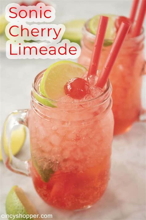 Copycat Sonic Cherry Limeade Cincyshopper