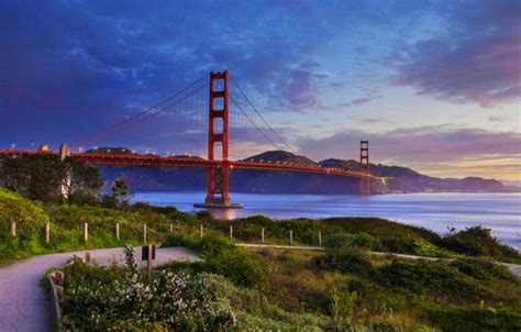 Wallpaper San Francisco Golden Gate Bridge San Francisco The Golden