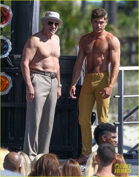 Photo Zac Efron Robert De Niro Have Shirtless Contest On Set 37 Photo 3358944 Just Jared