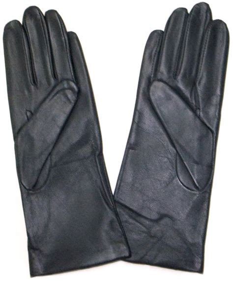 Fownes Womens Cashmere Lined Lambskin Leather Gloves Blingby
