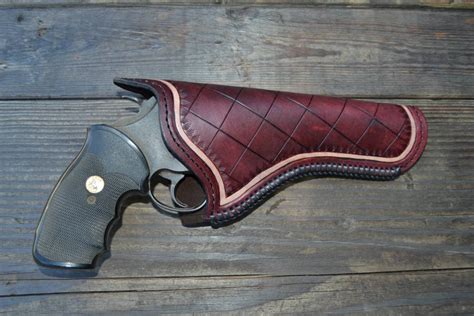 357 Magnum Hand Tooled Holster