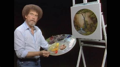 The Story Of Famed Television Painter Bob Ross P55art