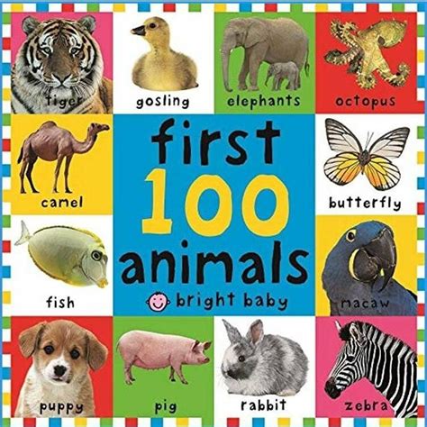 First 100 Animals Roger Priddy Knihy Dobrovský