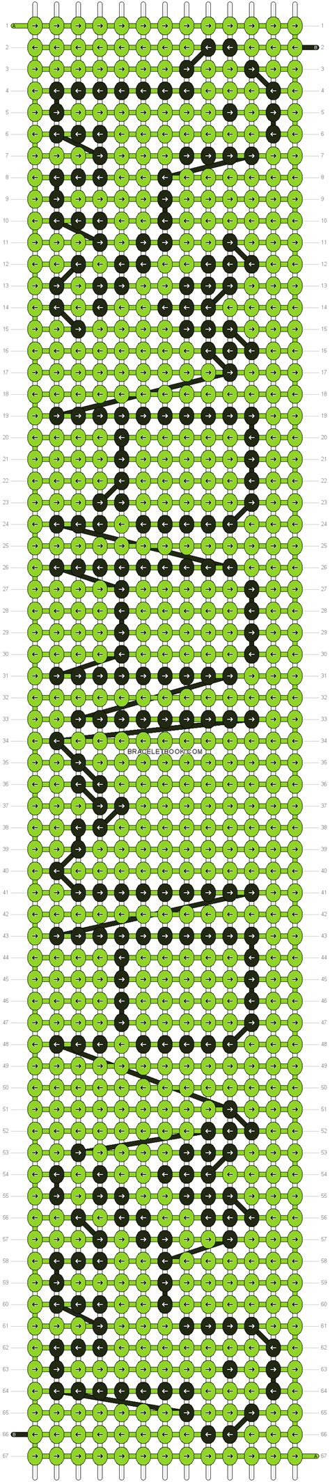 Alpha Friendship Bracelet Pattern 16485 Alpha