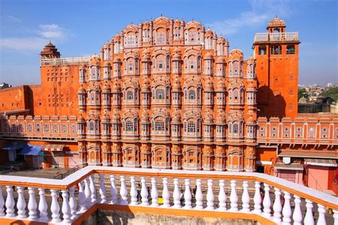 Hawa Mahal Palace Of The Winds In Jaipur Rajasthan India Stock