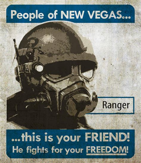 New california republic ranger poster. Today, I remade a Fallout: New Vegas propaganda poster ...
