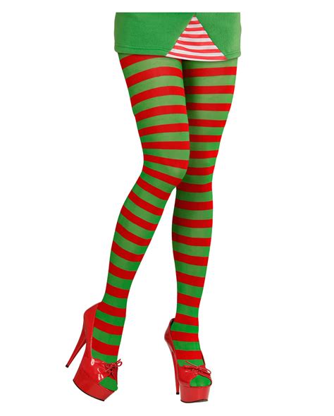 Pantyhose And Tights Ladies Green Tights Witch Halloween Elf Christmas