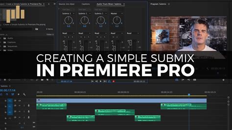 Create A Simple Submix In Premiere Pro Premiere Pro Premiere Pro