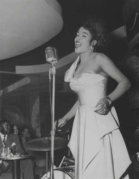 Sarah Vaughn At Club Oasis In Los Angeles Circa 1950 Photo Joe