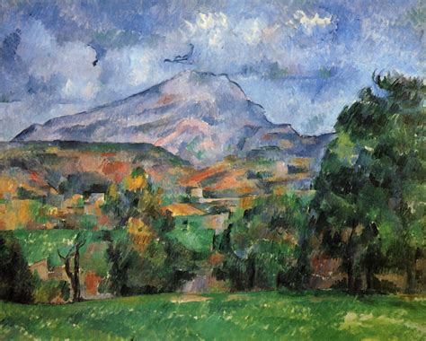 Mont Sainte Victoire C1890 Paul Cezanne